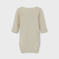 NAME IT BABY - PITKÄHIHAINEN, RIBBIKANKAINEN BODY - Peyote melange