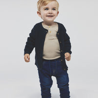 NAME IT BABY PITKÄHIHAINEN, RIBBIKANKAINEN BODY - Pure cashmere