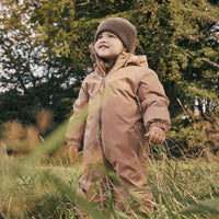 Lil' Atelier Mini neulekankainen hattu - dark earth