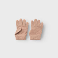 LIL' ATELIER MINI NEULEKANKAISET KÄSINEET - Beaver Fur