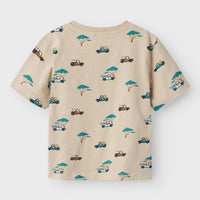 NAME IT MINI REGULAR FIT- T-paita& Shortsit -setti - Island Fossil