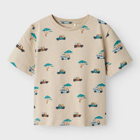 NAME IT MINI REGULAR FIT- T-paita& Shortsit -setti - Island Fossil
