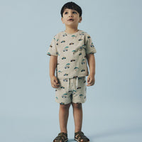 NAME IT MINI REGULAR FIT- T-paita& Shortsit -setti - Island Fossil