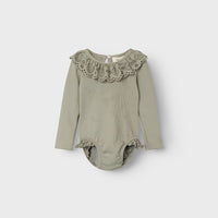 LIL' ATELIER MINI PITKÄHIHAINEN UV UIMAPUKU - FOREST FOG