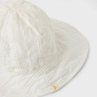 Lil`Atelier - kesähattu - luonnonvalkoinen