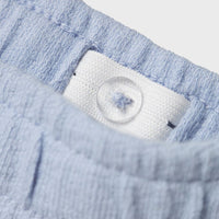 LIL' ATELIER MINI LUOMUPUUVILLA SHORTSIT - ZEN BLUE
