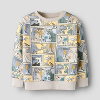 NAME IT MINI luomupuuvilla collegepaita