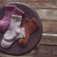 Ewers lasten pitsisukat - vaaleanpunainen - Luna Living