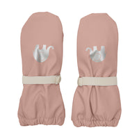 CeLaVi Padded PU-mittens - Kurahanskat - misty rose