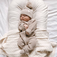 Luna + Luca - neulehaalari -Beige