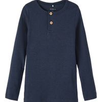 Name it - ribbikankainen paita - Dark Sapphire