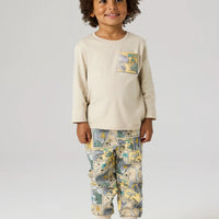 Name it - pitkähihainen luomupuuvillapaita - beige