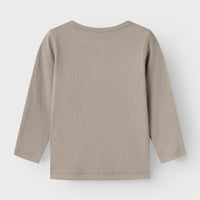 Name it - ribbikankainen paita - taupe