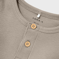 Name it - ribbikankainen paita - taupe