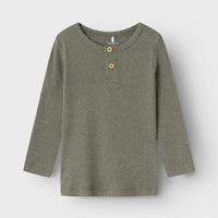 Name it - ribbikankainen paita - Dusty Olive