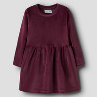Name It – Veloa samettimekko - Burgundy