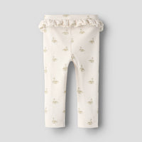Lil Atelier - Legginsit - Pastel Parchment SWAN