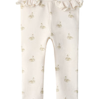 Lil Atelier - Legginsit - Pastel Parchment SWAN