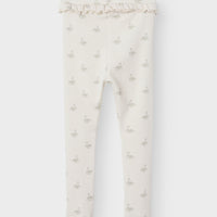 Lil Atelier - Legginsit - Pastel Parchment SWAN