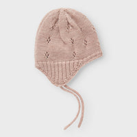 Name It Baby Merinovillainen Neulepipo Rusetilla - rose