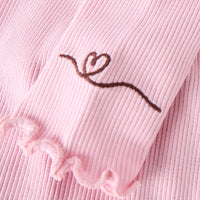 Name It – Kayla pitkähihainen ribbipaita - Bleached Mauve