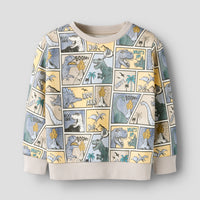 NAME IT MINI - luomupuuvilla svetari - dino