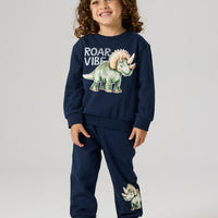 Name It Mini - pehmeät svetarihousut - dino