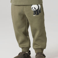 Name It - Luomupuuvillaiset collegehousut - panda