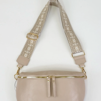 CROSSBODY LAUKKU - Beige