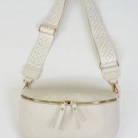 CROSSBODY LAUKKU - Cream