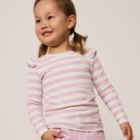 Name It Taia - pitkähihainen ribbipaita,rose