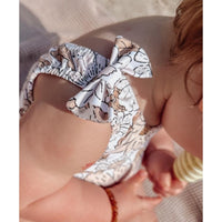 Babystyling - uimapuku - vintage garden