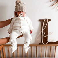 Luna + Luca + neuloshaalari - Valkoinen