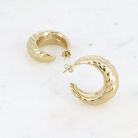 BOHM– Hoop-korvakorut - kirurginteräksiset renkaat