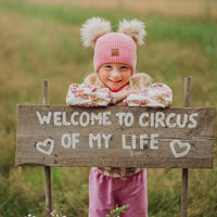 Metsola - Double Fur Pom -Puuvillapipo,Pinkie