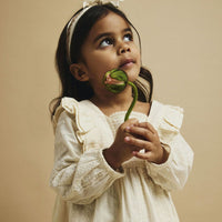 Lil`Atelier - luomupuuvilla mekko - turtledove