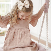 Huttelihut - harsomekko roosa