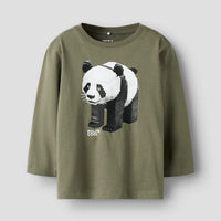 Name It - pitkähihainen paita,panda