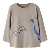 Name It - pitkähihainen paita, dino blue.