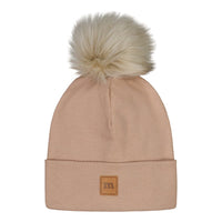 Metsola - Rib Beanie -Tupsupipo,Nougat