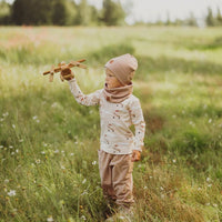 Metsola - Rib-Tuubihuivi, Puuvilla,Nougat