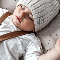 I Love Milk – Lasten talvipipo tupsuilla - brown