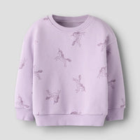 Name It – pehmeä ja kimaltava collegepaita