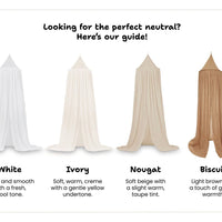 Jollein, vuodekatos– Ivory