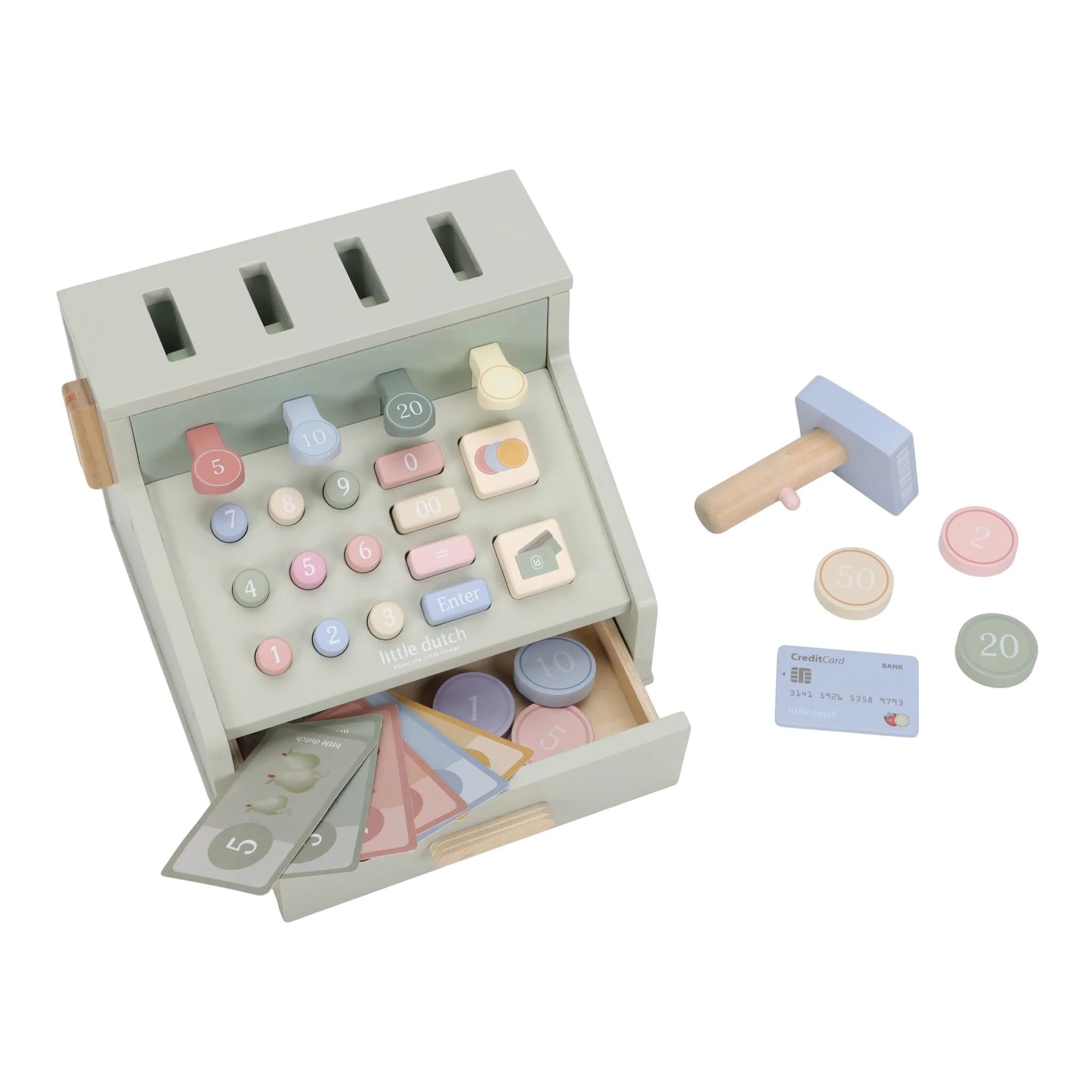 Puinen kassakone  – Essentials