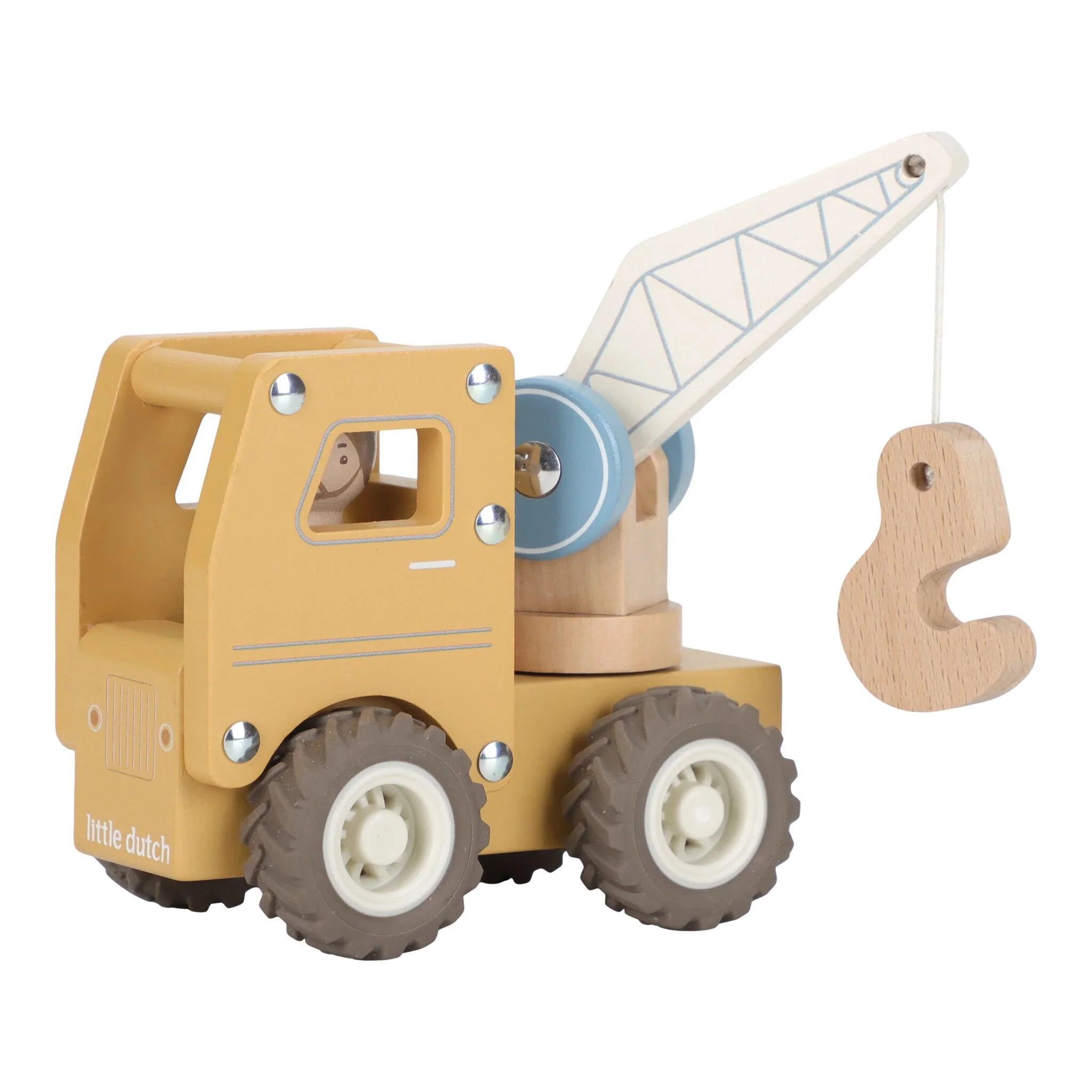 Puinen nosturiauto – Keltainen – Essentials