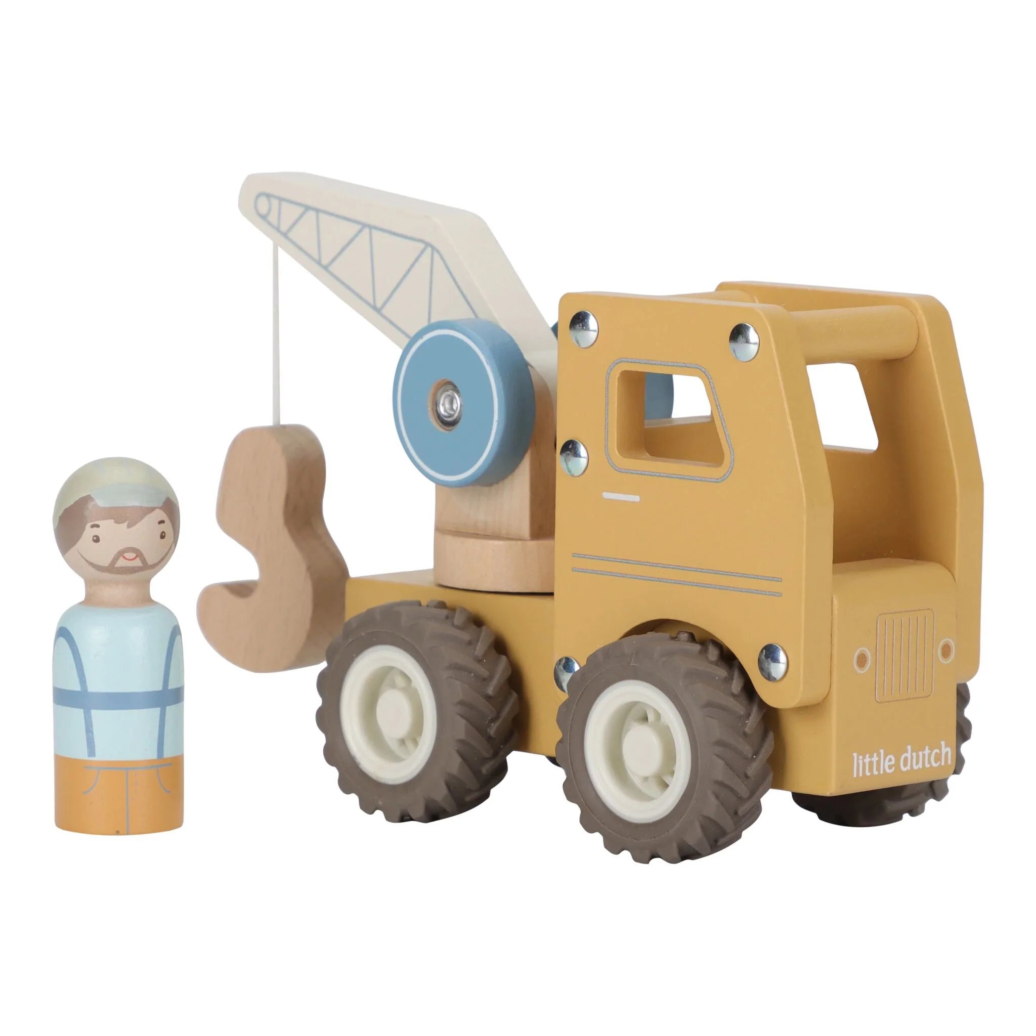 Puinen nosturiauto – Keltainen – Essentials