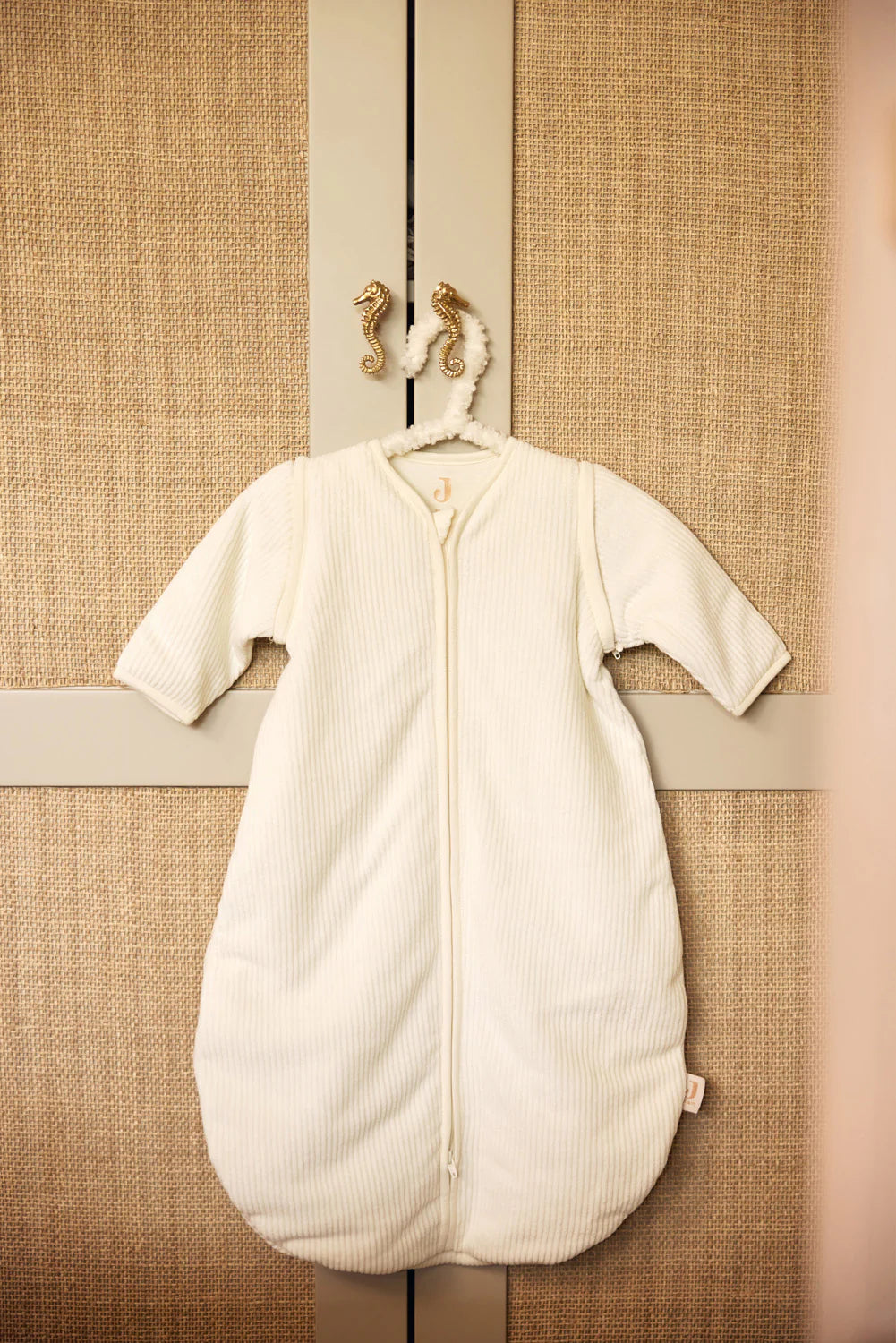 Jollein vauvan unipussi irrotettavilla hihoilla – Rib (110 cm, TOG 2.5–3.5)