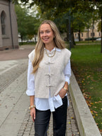 Marta Celestia Knit Vest Beige