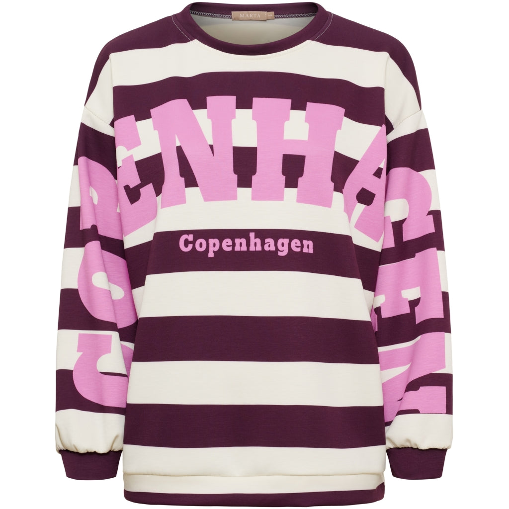 Marta - Copenhagen - Sweatshirt Bordeaux/Pink